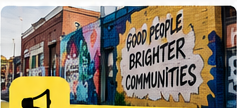 Good People Brighter Communities mural