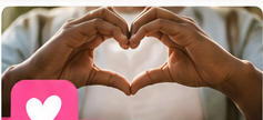 Hands forming a heart
